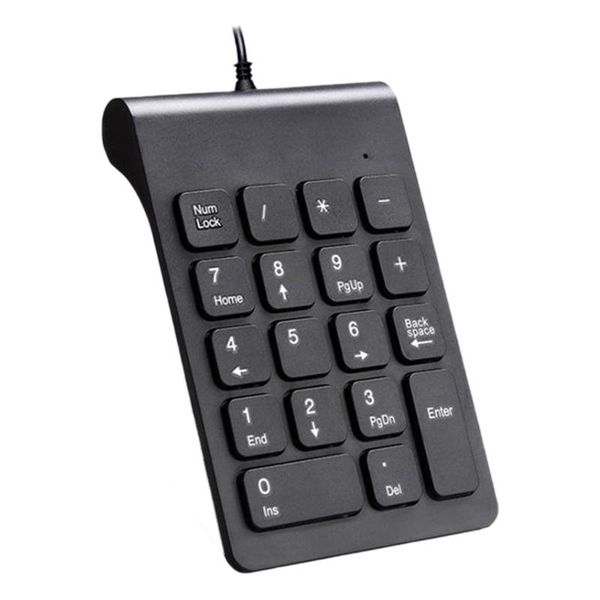

mini usb wired numeric keypad numpad 18 keys digital keyboard for accounting teller lapwindows android notebook tablets pc