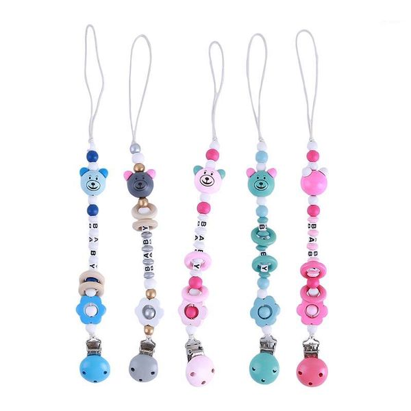 

newborn baby dummy nipple holder baby hanging strap infant pacifier clip soother holder anti folder pacifier clip chain new1