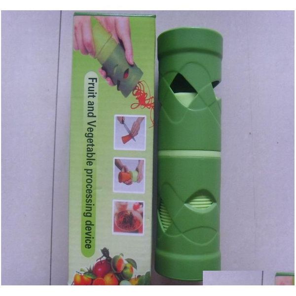 

vegetable cutter fruit slicer spiralizer easy garnish veggie twister processing device kitchen g jllown network2010