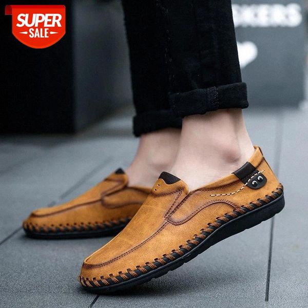 

italian mens shoes casual slip on loafers brands 2020 handmade designer men shoes genuine leather moccasins zapatos #a857