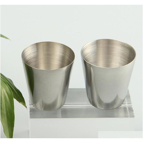 

by dhl or ems 1000 pcs 30ml portable stainless steel sglasses barware beer wine drinking glass ou jllwse bdebag