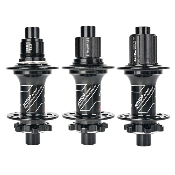 MT009 Boost Alaşım Bisiklet Hub MTB Mühürlü Rulman XD HG MS 8 9 10 11 12 S Dağ Bisiklet Tekerlek Hub'ları 100/110x15mm 142 / 148x12mm