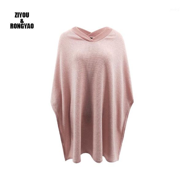 

autumn winter sweater women's cloak new knitted shawl v neck shrug sweaters streetwear unlined upper garment knitting coat1, White