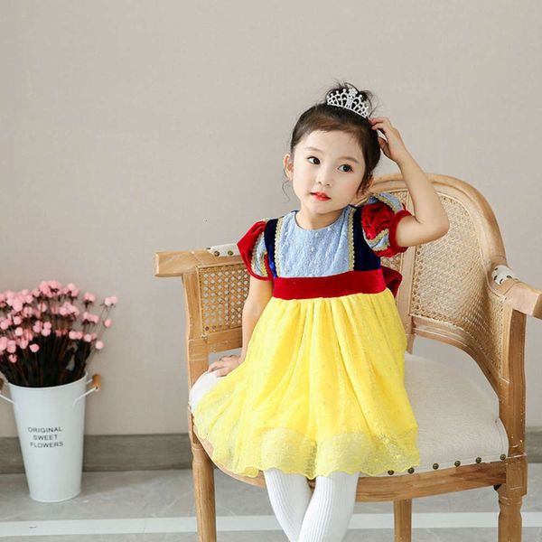 

lace spanish lolita mh girl's pompous princs cake skirt middle sve baby drs k5hh, Red;yellow