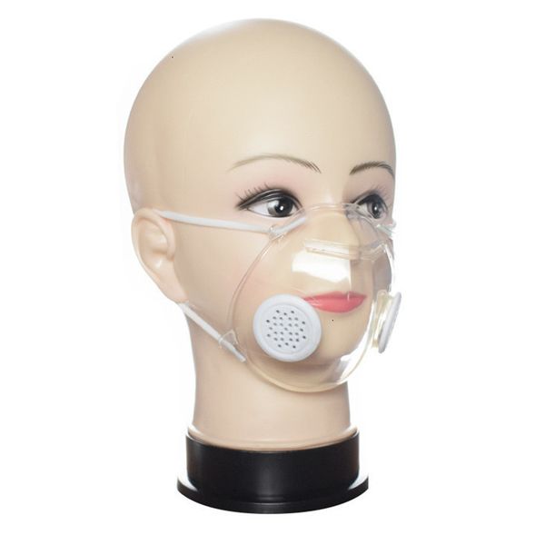 

clear with with valve transparent face mask mask double breathing valve anti-dust washablecv95 0uhg
