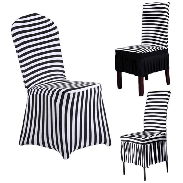 

home decor chair cover wedding decoration stripe polyester spandex dining chair covers for wedding party cover1