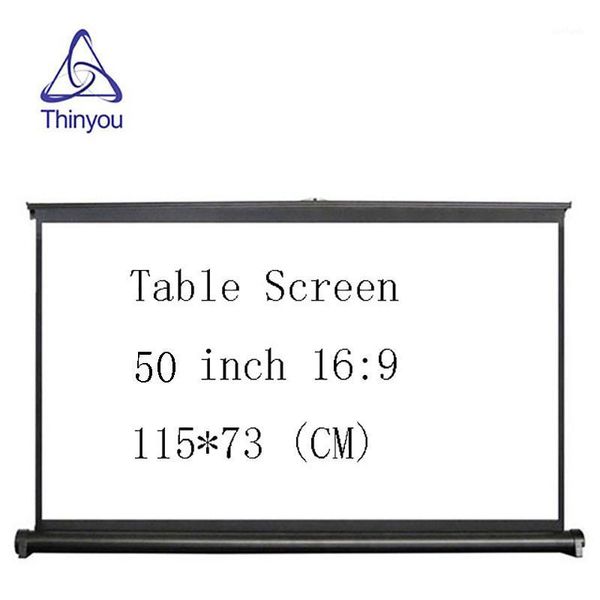 

projection screens thinyou protable 50inch 16:9 universal home cinema projector screen pull-up pull-down office business outdoor travel1