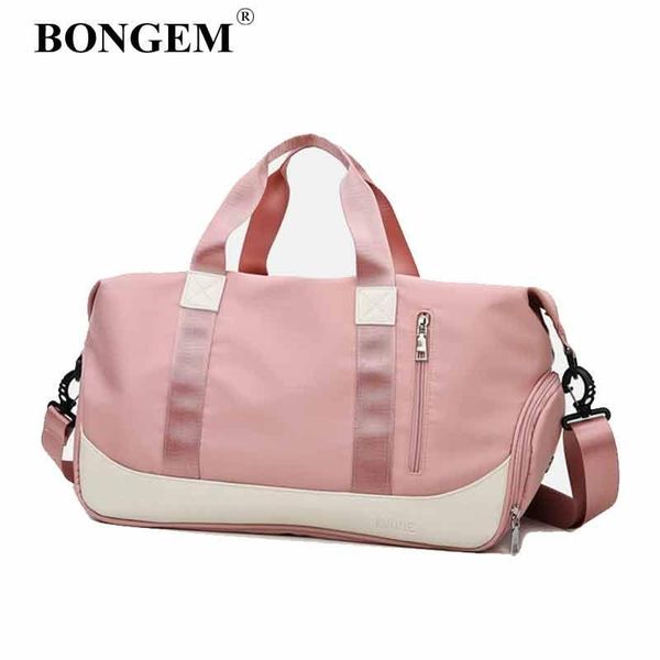 

accessories gym bag nylon training shoulder men's travel sports yoga wet and dry separation swimming ladies