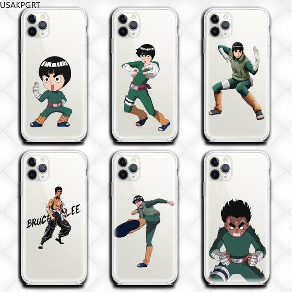 

wulin rock bruce lee naruto case clear def 12 11 pro xs max 8 7 6 6s plus x 5s se 2020 xr cover4fre