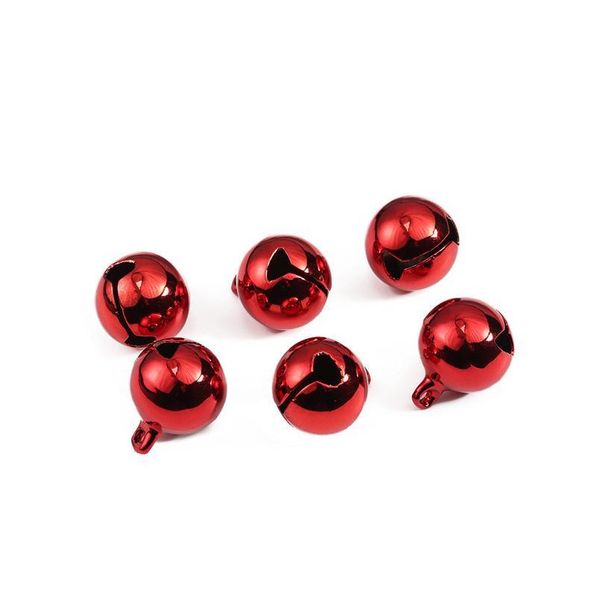 

50pcs christmas jingle bells metal little bells decoration colorful/mix color party diy beads christmas jewelry acc jllcxq