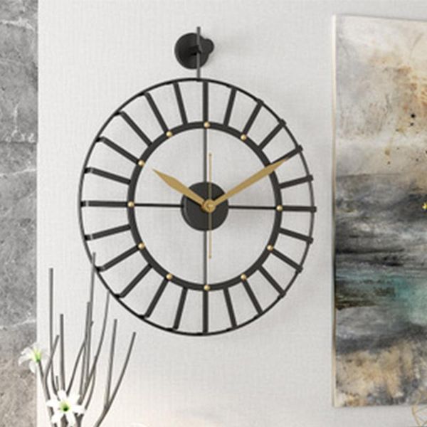 

modern and simple nordic wall clock, living room silent clock 50cm