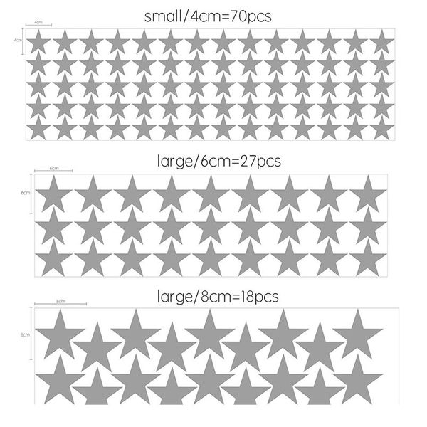 

kids wall sticker stars baby nursery bedroom wall sticker for kids room children wall decals art wallpaper home de wm