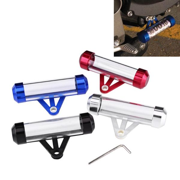 

motorcycle tax tube holder motorbike secure tax disc tube cylindrical holder frame waterproof black motocross universal