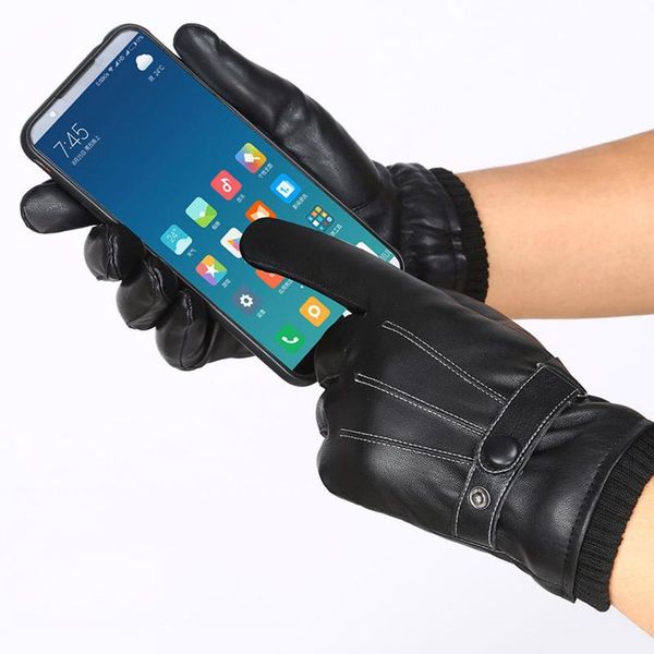 

winter warm gloves for women & men screen gloves cycling fluff warm for touchscreen cold weather windproof anti slip d3, Blue;gray