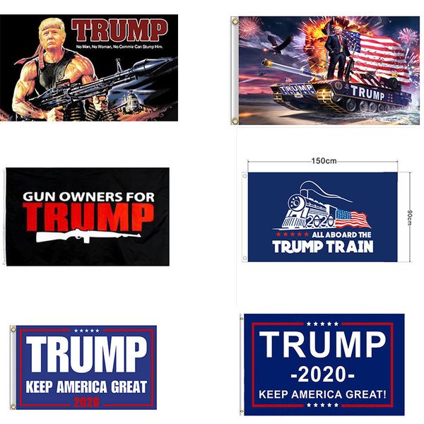 

a-90*150cm decor banner hanging keep america great banners 3x5ft digital print donald trump flag party supplies owe957