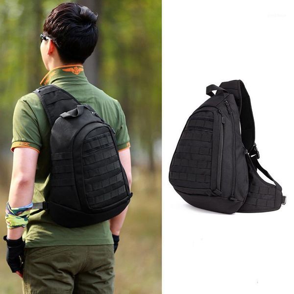 

outdoor bags large travel backpack bag field tactical chest sling pack sport one single shoulder man1
