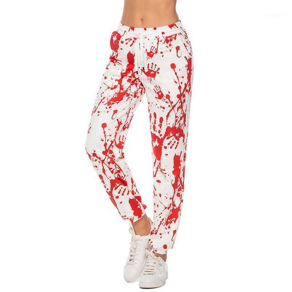 

women running pants casual 3d printed female sports pants fashion high waist fitness for female1, Black;blue