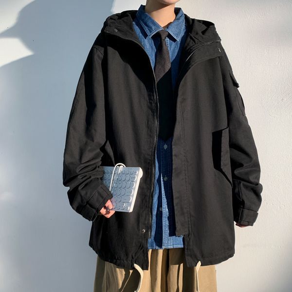 

2021 men's spring new size m-5xl coat male jacket dqoj, Black;brown