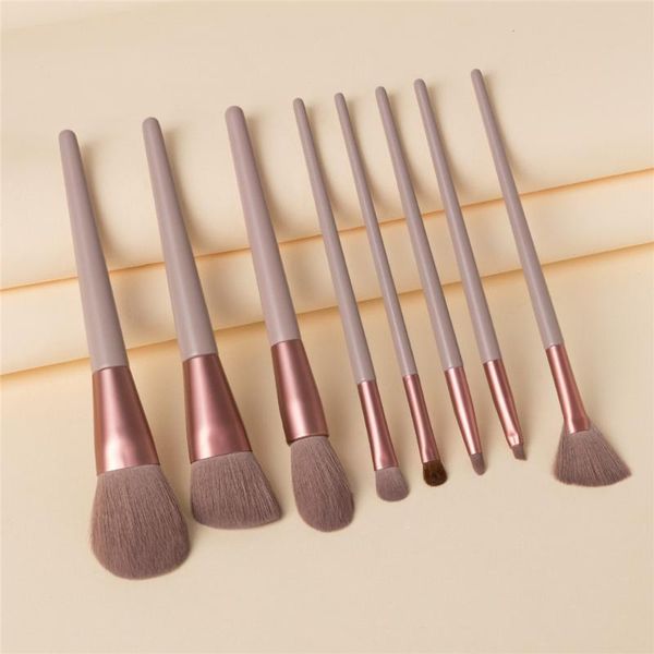 

8pcs professional makeup brushes set powder blush foundation eyeshadow make up fan brushes cosmetic sets