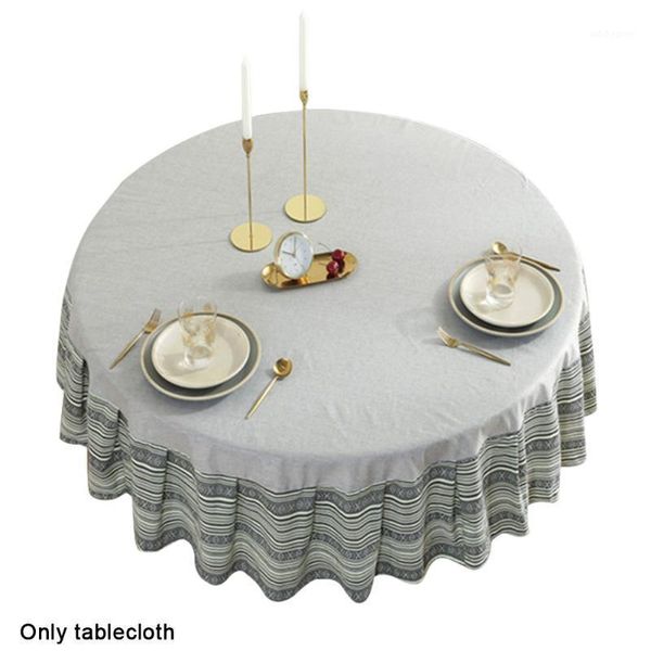 

table cloth dining room kitchen protective cover home decor oilproof ethnic style wedding round tablecloth outdoor mat waterproof1