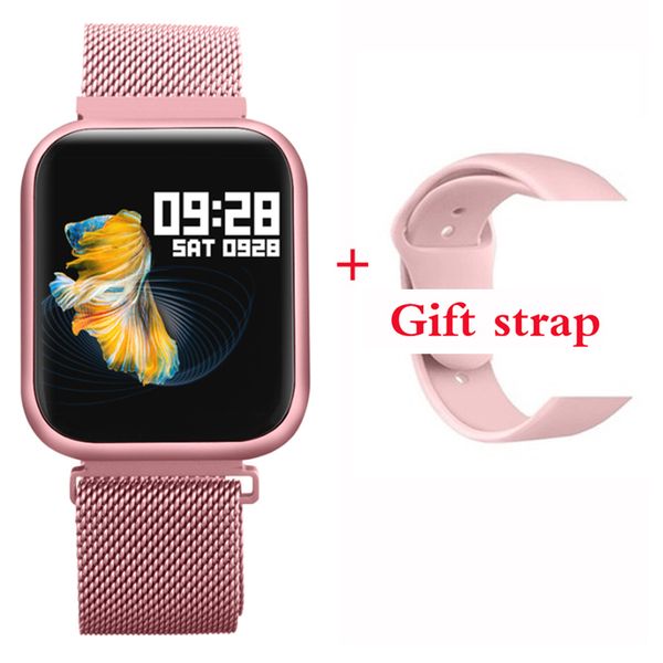 

wearpai p80 smart watch monitor monitor водонепроницаемый фитнес часы напоминание спорт для мужчин женщины smartwatch португальский бег