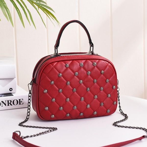

cross body bag women's 2021 fashion shoulder messenger rhombic chain