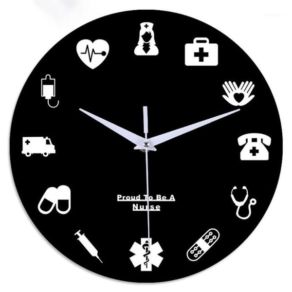 

wall clocks proud to be a & kit diy large clock office art decor long hands watch1