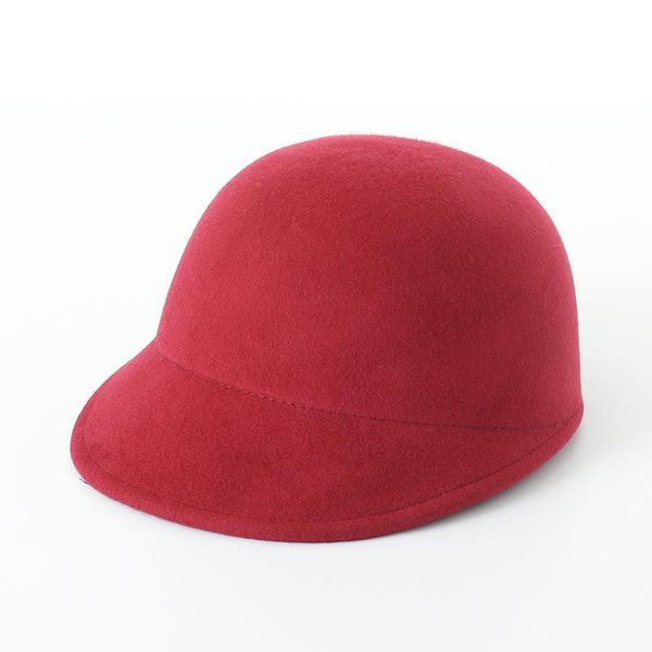 

cokk шерсть fedora дамы винтажные шляпы зимние шляпы для женщин круглые верхние черные британские шапку открытый повседневная chapeau femme, Blue;gray