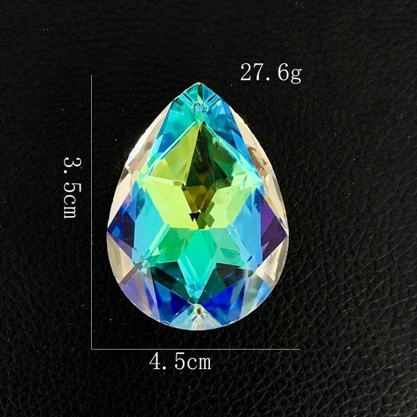 

ab color chandelier crystal lighting drops pendants prisms glass hanging crystals prisms parts suncatcher home wedding car decor h jllday