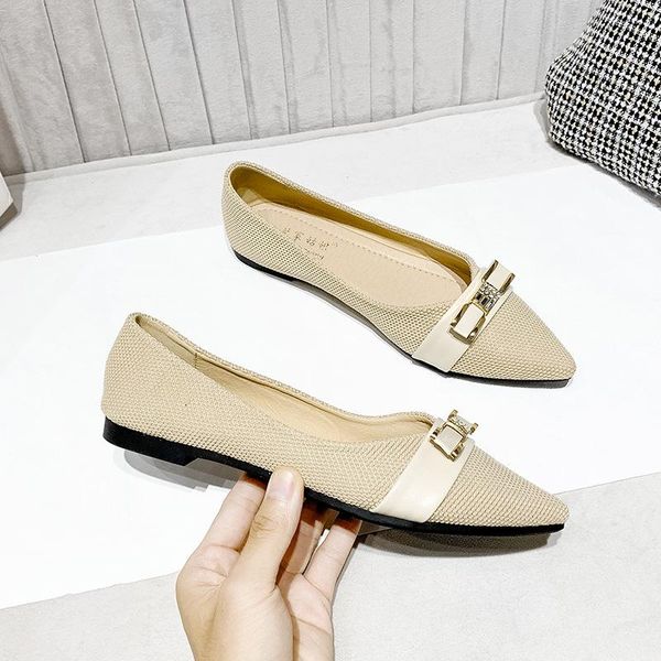 

designer brand women's shoes female slip on casua loafers women casual shoes soft pointed toe ladies footwear women flats, Black