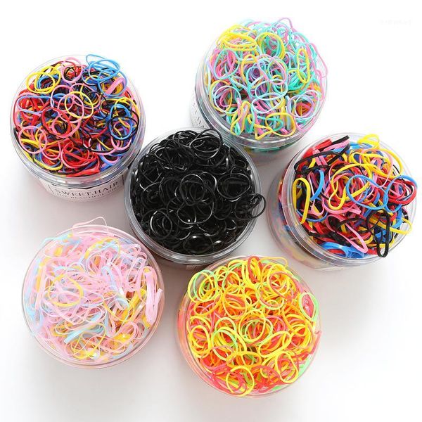 

christmas decorations 500/1000 disposable hair band rubber children's ring black head rope korea headdress baby mouse ears1