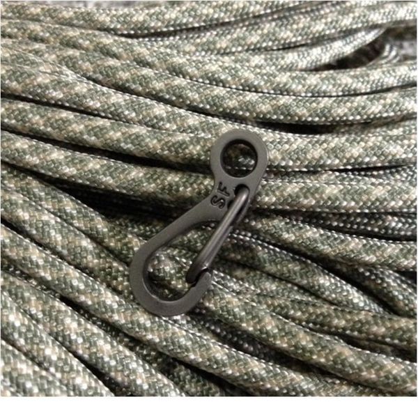 

mini sf spring backpack clasps rock climbing carabiners edc keychain camping bottle hooks paracord tactical survival ge qyldpg