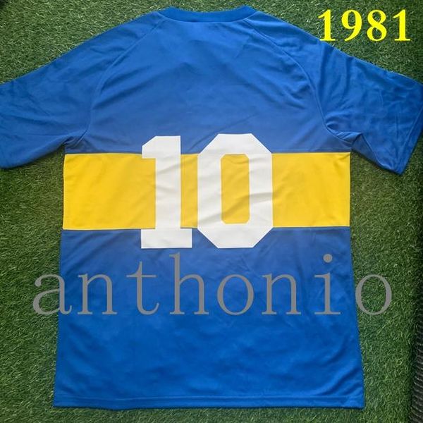 

top 1980/1981 ретро classic classic boca juniors 1981/82 diego maradona roman riquelme футбол джерси таиланд футбол футболка футболка, Black;yellow