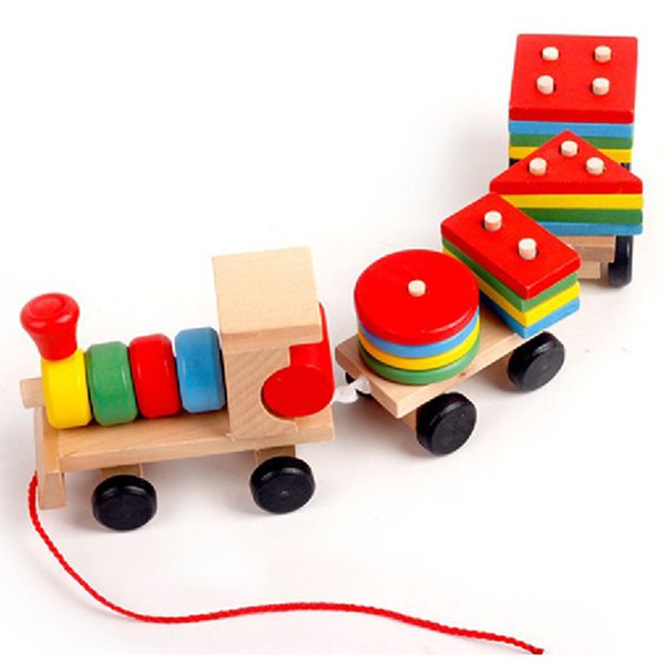 

early learning toy kids education group installed plastic disassembly train car kids toys for children toys y200704