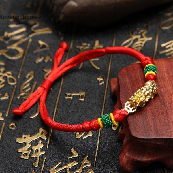 

diamond rope hand knot woven wound red thread pineapple ball bite money bracelet will sell gifts, Silver