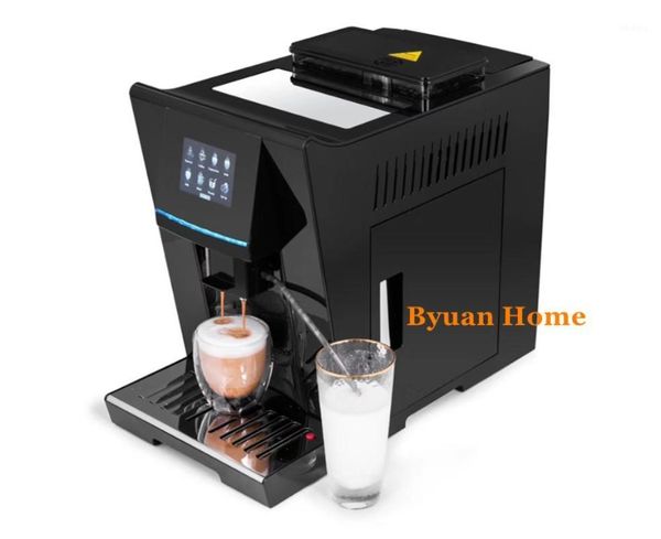 

new one touch dual boiler heat system fully automatic lcd espresso coffee machine & coffee grinder 19 bar cappuccino/latte maker1