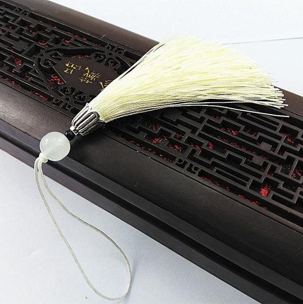 

5pcs colorful polyester silver hat tassel pendant diy bracelet earrings jewelry fringe trim home curtain decor crafts tassels h jllnxf