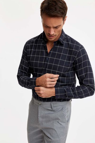 

defacto man long sleeve shirt-r4771az20wn c1211, White;black