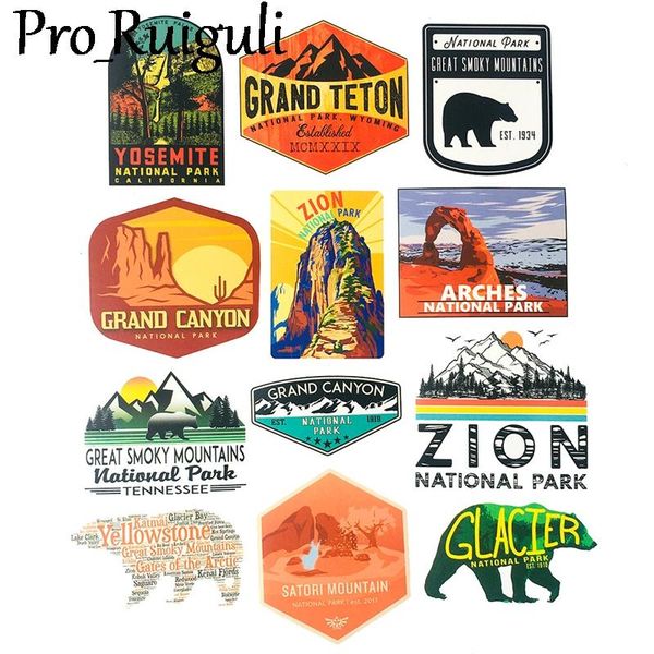

28 шт. окрашенные всемирный национальный парк наклейки наклейки скрапбукинг diy пастеры украшения дома телефон ноутбук водонепроницаемые акс