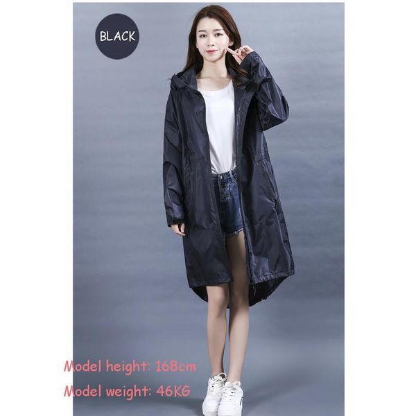 

fashion women ladies men waterproof rain coat breathable long raincoats portable hooded raincoat wit bbypzu