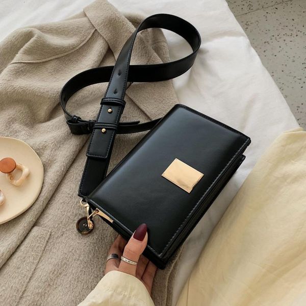 

cross body solid color pu leather bags for women 2021 springtime crossbody shoulder messenger bag female travel handbags and purses bolsos