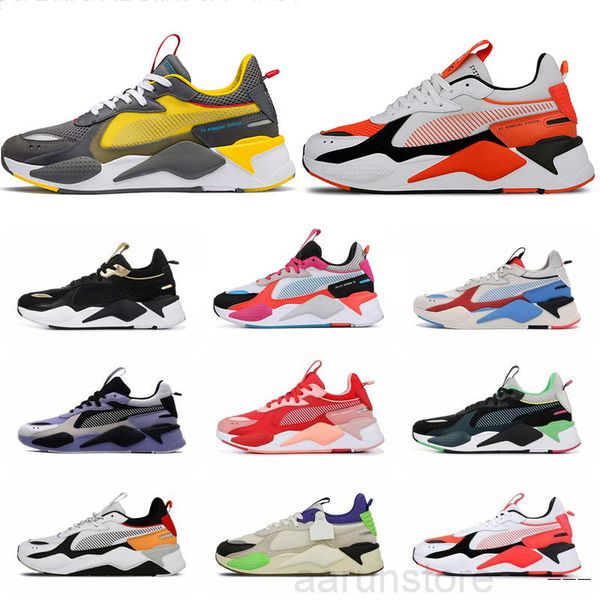 

casual shoes rs-x fuchsia purple red blast bright peach rs x women men chaussures zapatos transformers trophy mens trainer sports k2r5, Black
