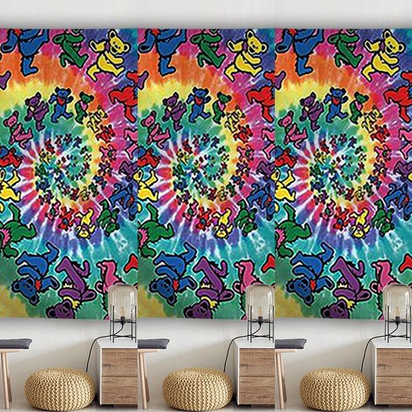 

rp98 towel size wall hanging blanket tapestry bohemian carpet mandala art wall blanket yoga mat decorative vintage green tapestry for home f