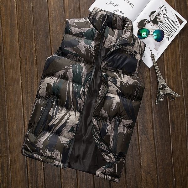 

new mens 2021 jaquette elegant autumn mango-less winter warm jackets men's outdoor vest camouflage collection k217 h3v7, Black;white