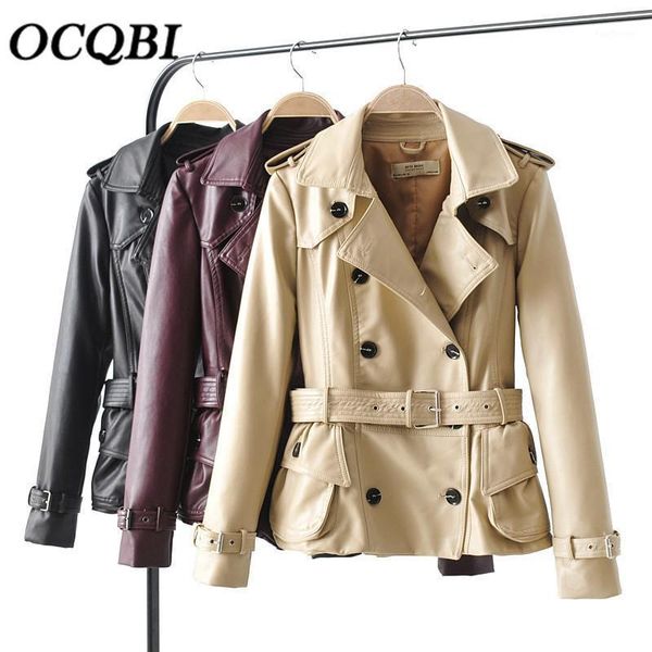 

spring coats and jackets women bomber casual motorcycle pu streetwear jacket western style1, Black;brown