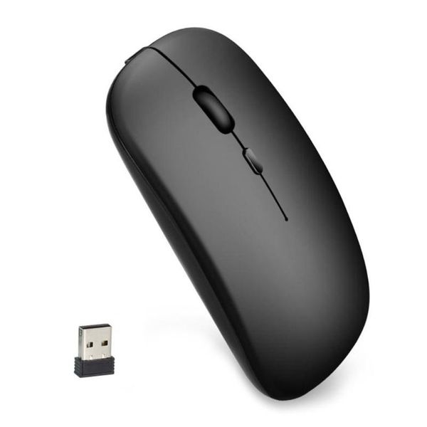 

2.4g wireless rechargeable charging mouse ultra-thin silent mute office lapmice opto-electronic for home office
