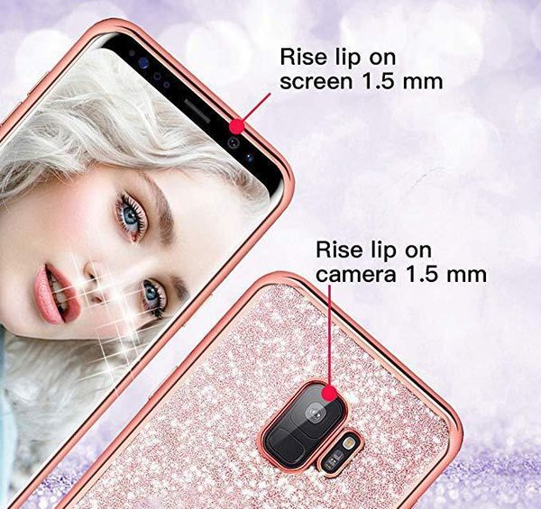 

shining glitter magnetic finger case for samsung galaxy s10 s10e s8 s9 plus a5 a7 2018 a6 a8 note 8 9 10 bling jllrfe dh_niceshop