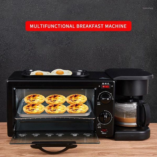 

3 in 1 breakfast making machine multi drip coffee maker household bread pizza frying pan toaster 220v electric breakfast maker1