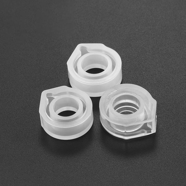 

1pc resin ring 5 shapes silicone mold jewelry cat diamond flat shaped ring pendant diy silicone mold flower jewelry accessories wmtyhx