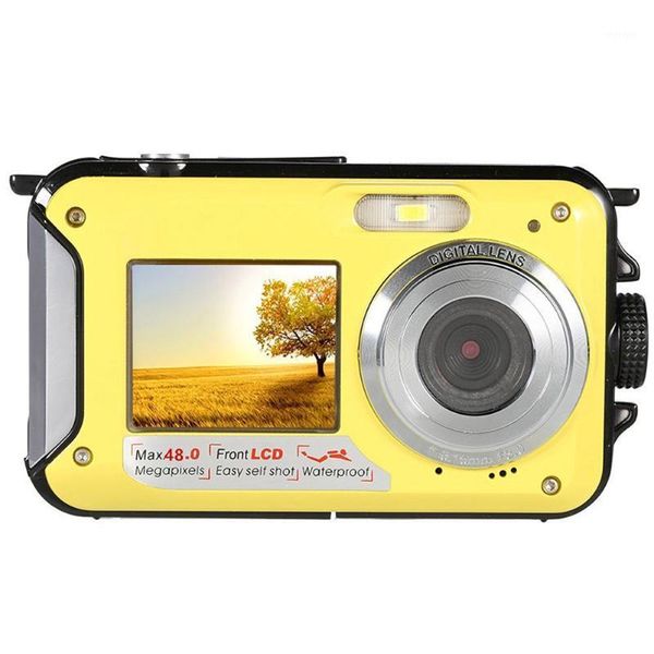 

digital cameras 48mp underwater waterproof camera dual screen video camcorder point and shoots jhp-1